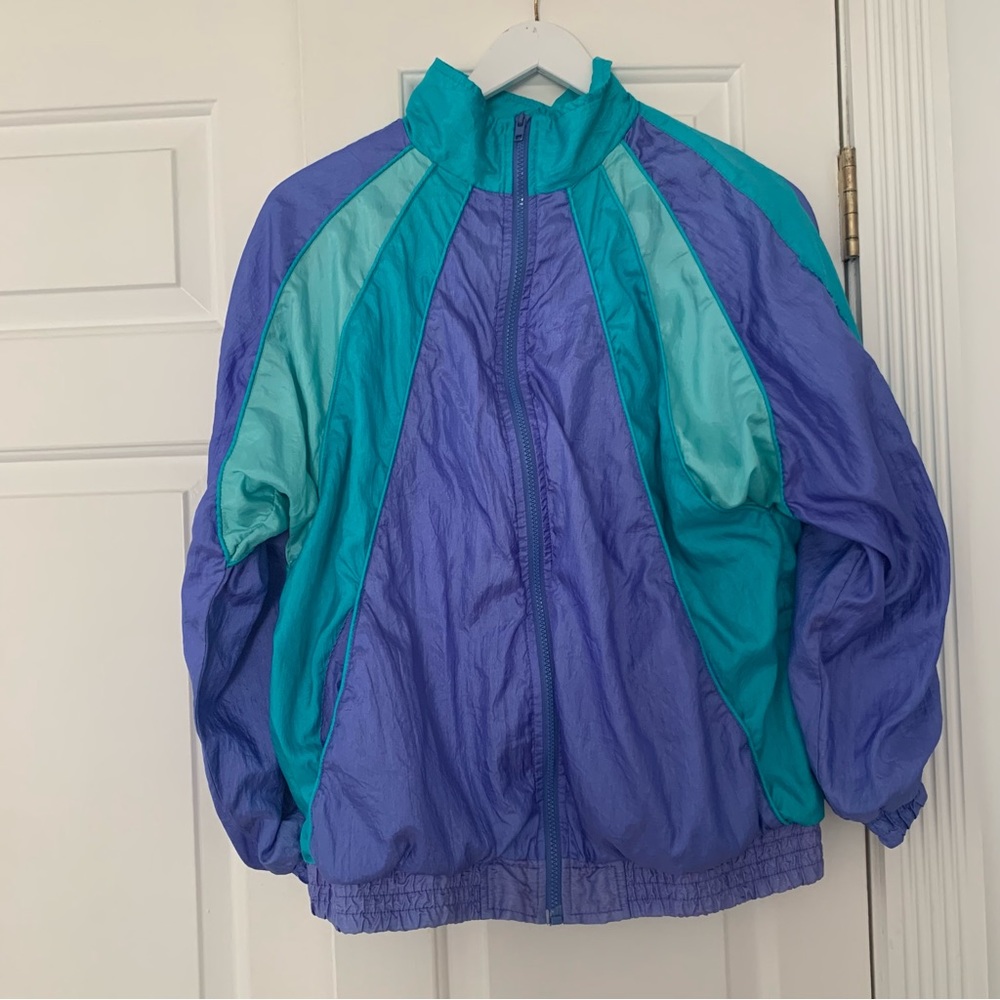 VTG 80s 90s track jacket Medium Small